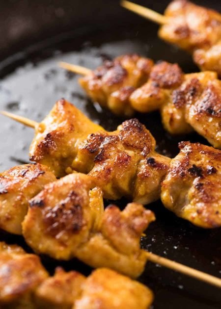 Satay De Poulet La Tha Avec Sauce Aux Arachides Recette De Cuisine