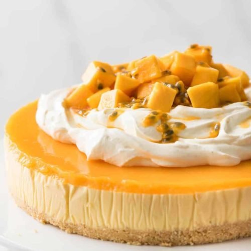 Cheesecake A La Mangue Sans Cuisson Recette De Cuisine Facile